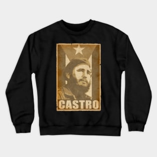 Fidel Castro Propaganda Poster Crewneck Sweatshirt